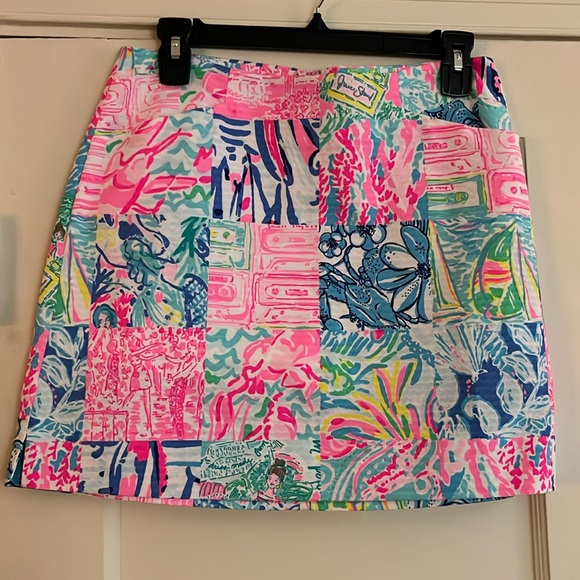 NWT Lilly Block Pattern Skort - Picture 1 of 4